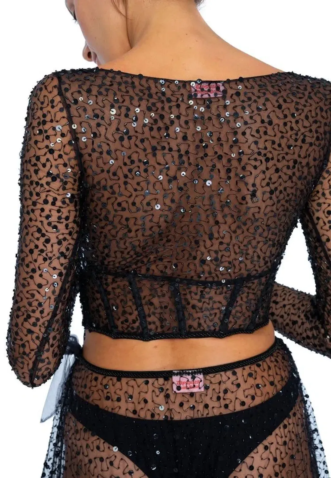 Dyspnea Certified Freak Bodice Black Sequin Size M/AU 10 for rent on The Volte - main image