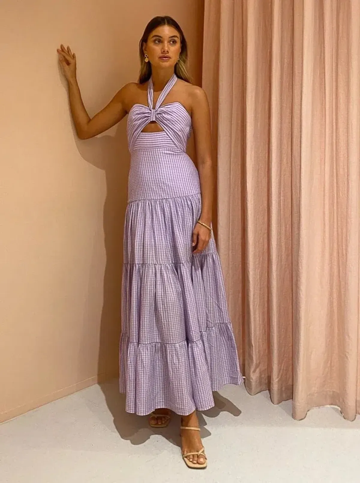 Significant Other Tuscany Dress in Lilac Size 10 for rent on The Volte - main image