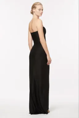 Manning Cartell Asymmetrical Games Strapless Gown Black Size 6 for rent on The Volte - image 3