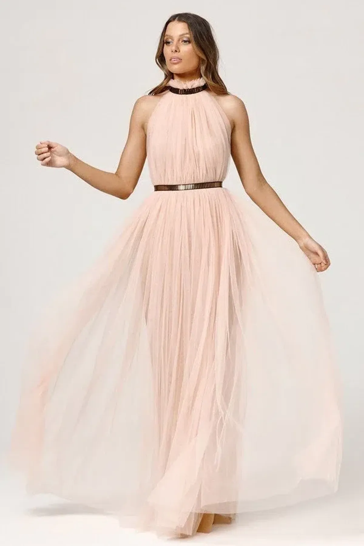 Lexi Kenzie Dress In Pink Size 12 for rent on The Volte - main image