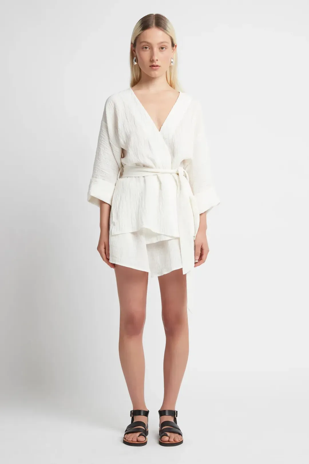 Watson X Watson Hydra Dress Ivory Size 10 for rent on The Volte - main image