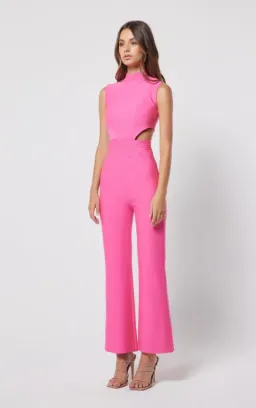 Elliatt Lambley Jumpsuit Pink Size 10 / M for rent on The Volte - image 1