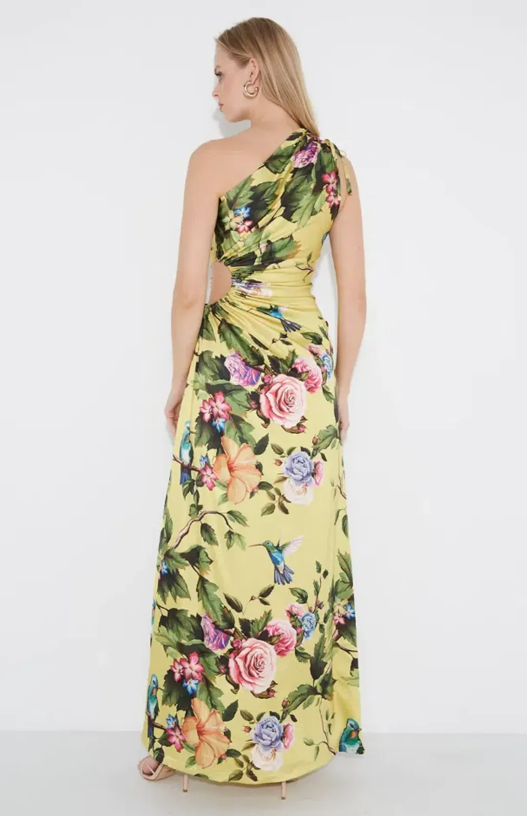 Sonya Moda Nour Maxi Dress Royal Botanica Floral Size 8 / S for rent on The Volte - main image