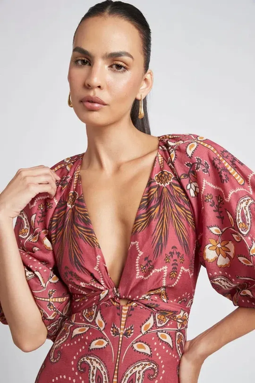 Sheike Panama Maxi Dress Print Size 10 for rent on The Volte - main image