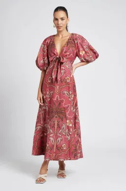 Sheike Panama Maxi Dress Print Size 10 for rent on The Volte - image 1