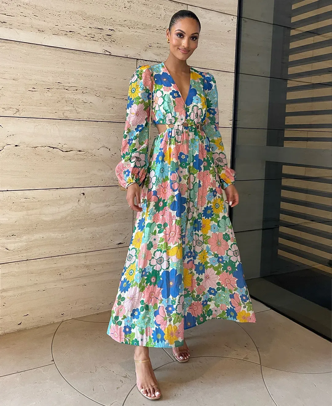 Sheike Free Spirit Maxi Dress Floral Size 12 for rent on The Volte - main image