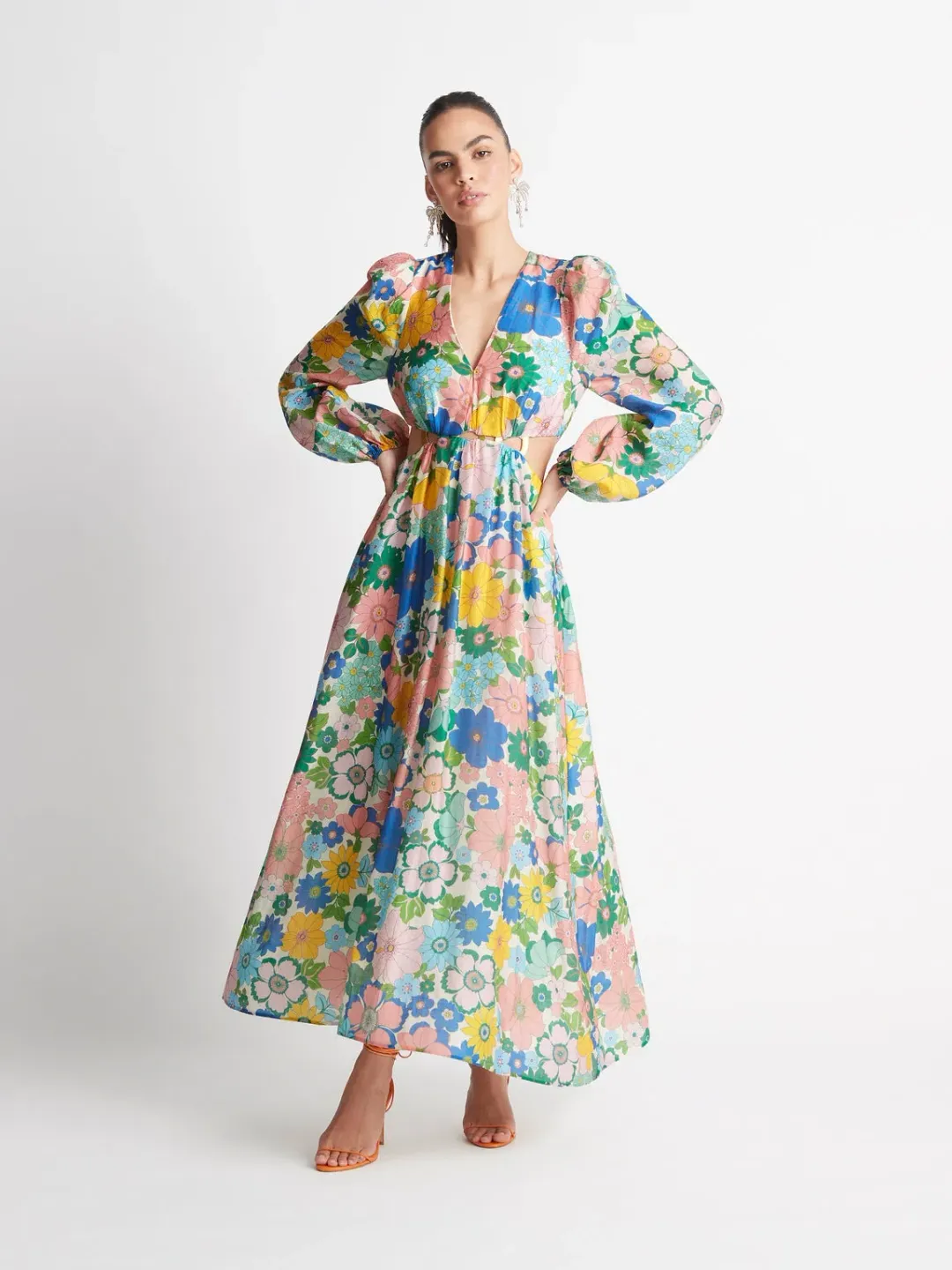 Sheike Free Spirit Maxi Dress Floral Size 8 for rent on The Volte - main image