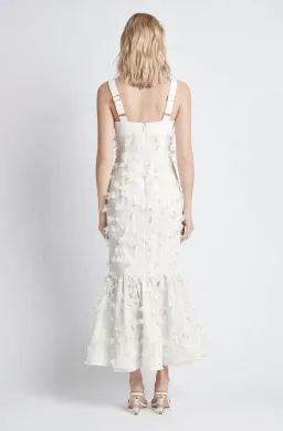 Sheike Petal Dreams Midi Dress White Size 8 for rent on The Volte - image 3