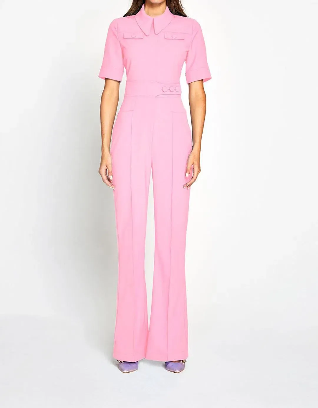 Alice McCall Little Journey Jumpsuit Pink Size 6 for rent on The Volte - main image