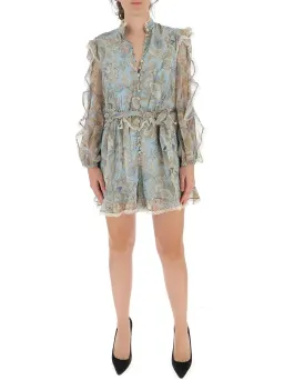 Zimmerman LadyBeetle Frill Playsuit Floral Size 1/Au 10 for rent on The Volte - image 1