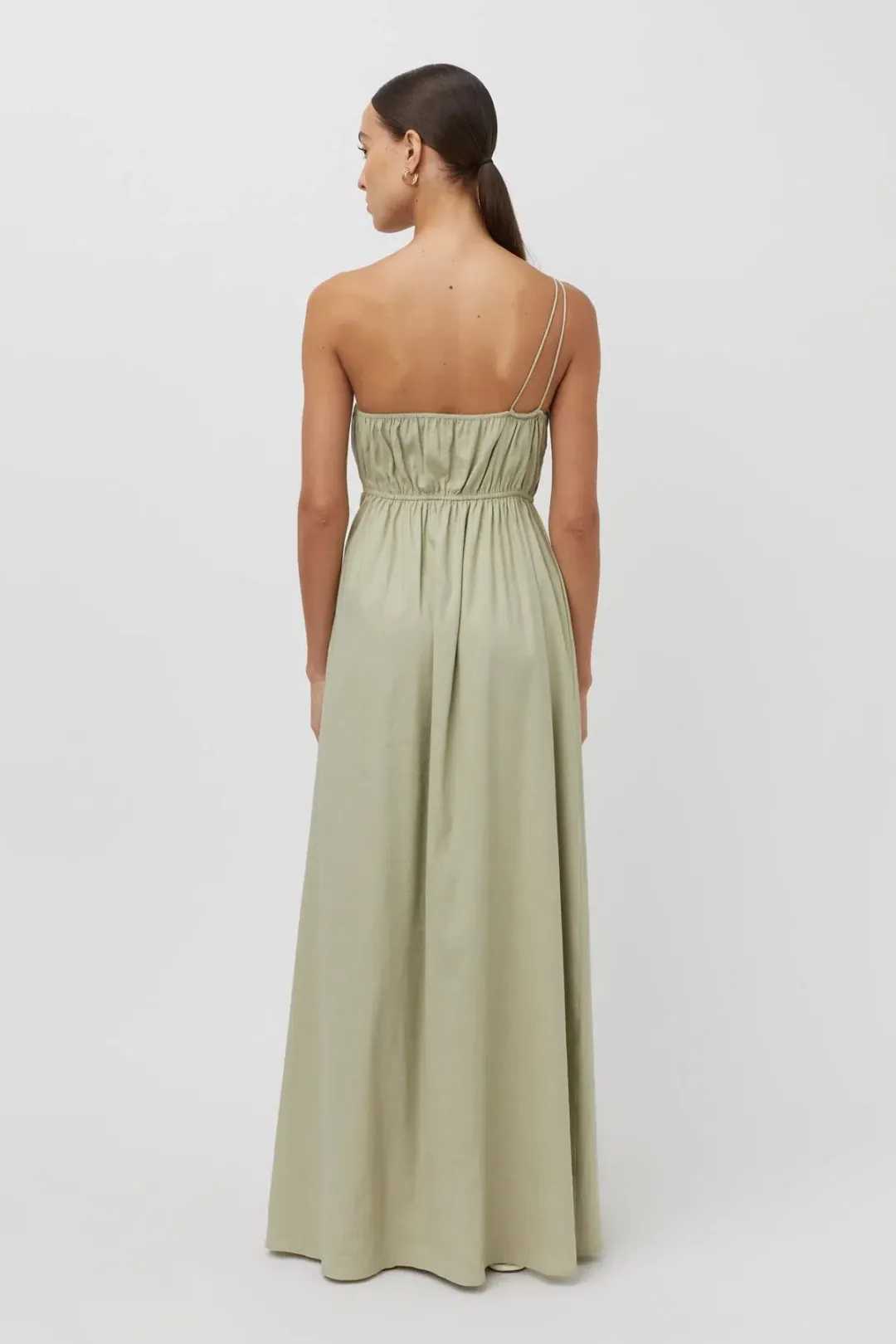 Camilla and Marc Sevilla Asymmetric Dress Green Size 8 for rent on The Volte - main image