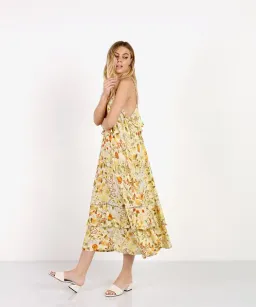 Spell & the Gypsy Sayulita Frill Maxi Dress Sunflower Print Size 12 for rent on The Volte - image 2