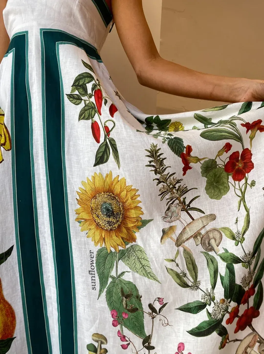 Alemais Frutta Midi Sundress Multi Size 10 for rent on The Volte - main image