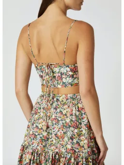 Scanlan Theodore Floral Bralette and Skirt Set Floral Size AU 6 for rent on The Volte - image 2