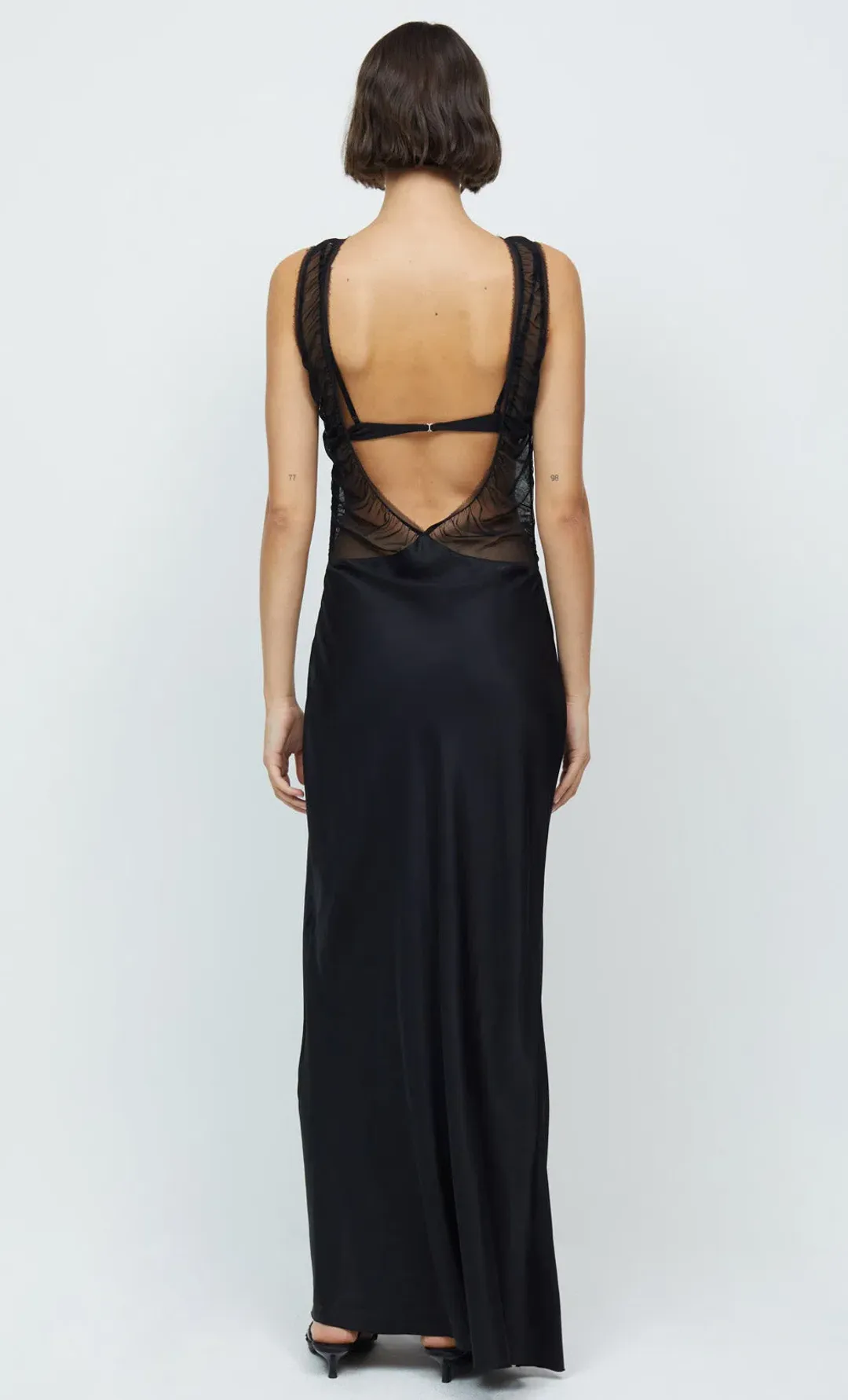 Bec & Bridge Naomi Split Maxi Dress Black Size 8 / S for rent on The Volte - main image