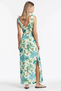 Sir the Label Alexandre Tie Midi Dress Marguerite Floral Print Size 3 / Au 12 for rent on The Volte - image 3