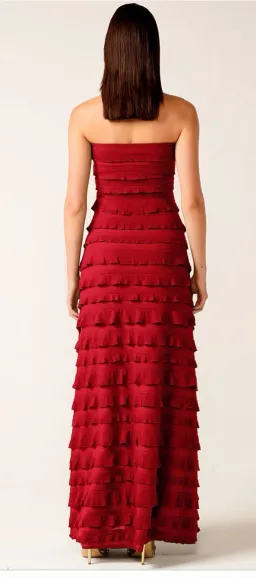 Sacha Drake Maddison Strapless Dress Red Size 14 for rent on The Volte - image 2