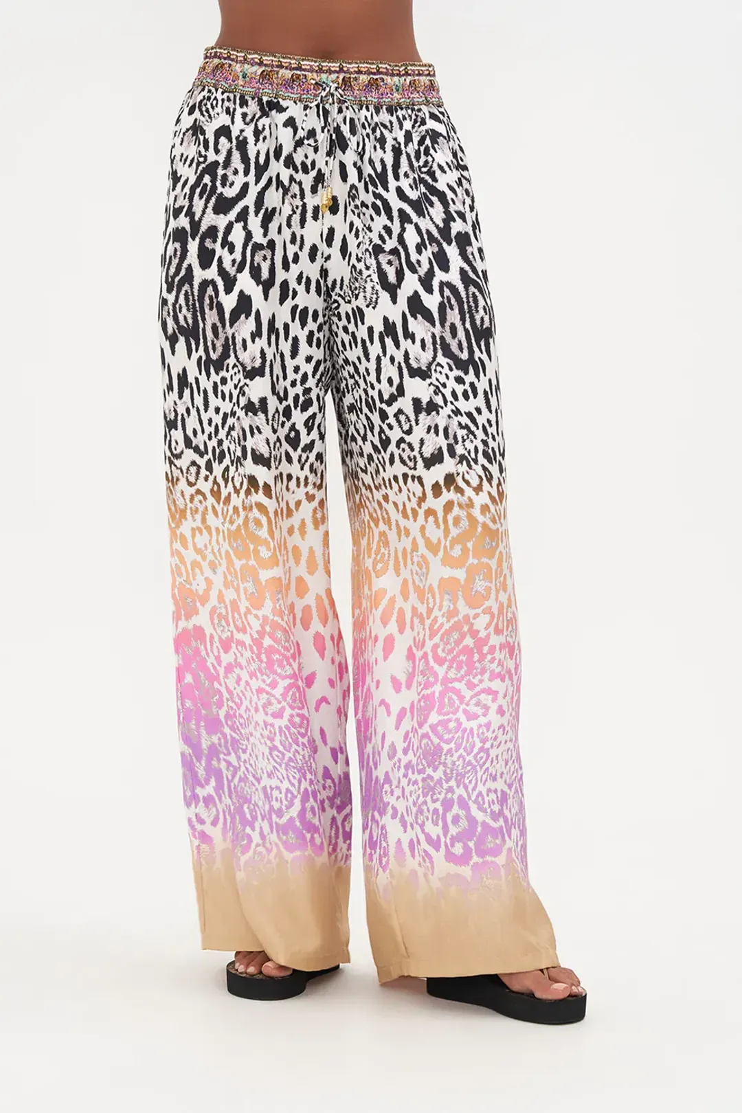Camilla Straight Leg Pant Kitty Kat Klub Size L / AU 14  for rent on The Volte - main image