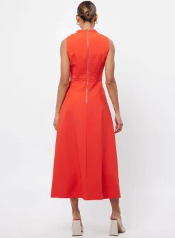 Mossman Cosmic Midi Dress Chili Size 8 for rent on The Volte - image 3