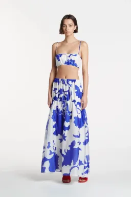 Sir the Label Vivi Crop and Skirt Set Merce Abstract Print Size 6 for rent on The Volte - image 1
