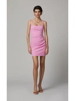 Bec & Bridge Joelle Mini Dress Pink Size AU 6 for rent on The Volte - image 1