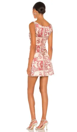 Miaou Wanted Ginger Mini Dress Print Size S/Au 8 for rent on The Volte - image 5