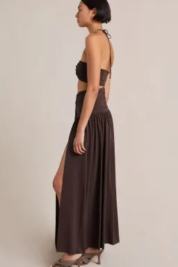Bec & Bridge Joelene Top and Skirt Set in Cognac Size 8 for rent on The Volte - image 2
