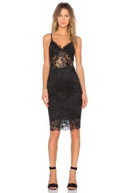 Bec and Bridge Cache Dress in Lace Black Size 10 for rent on The Volte - image 1