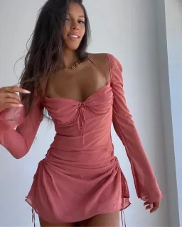 House of CB Baby Mini Dress Pink  for rent on The Volte - image 1