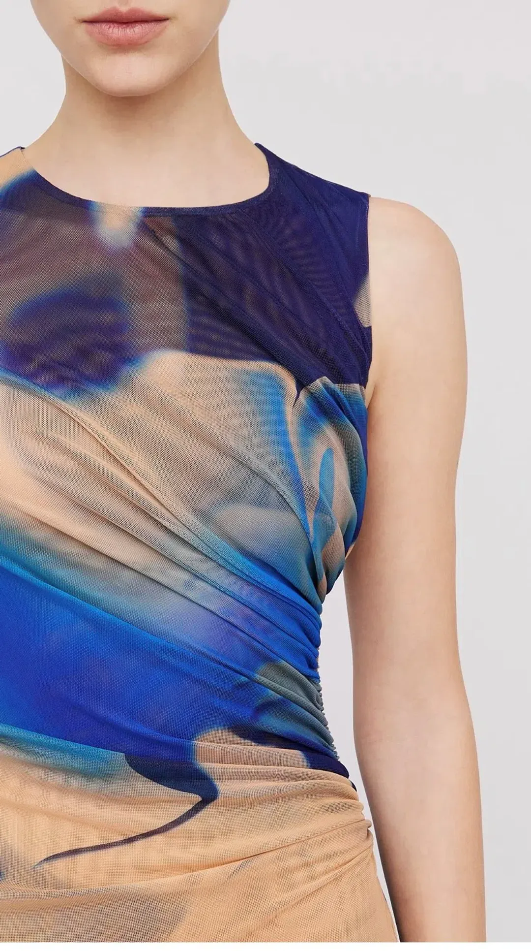 Scanlan Theodore Italian Watercolour Dress Multi Size 6/XS for rent on The Volte - main image