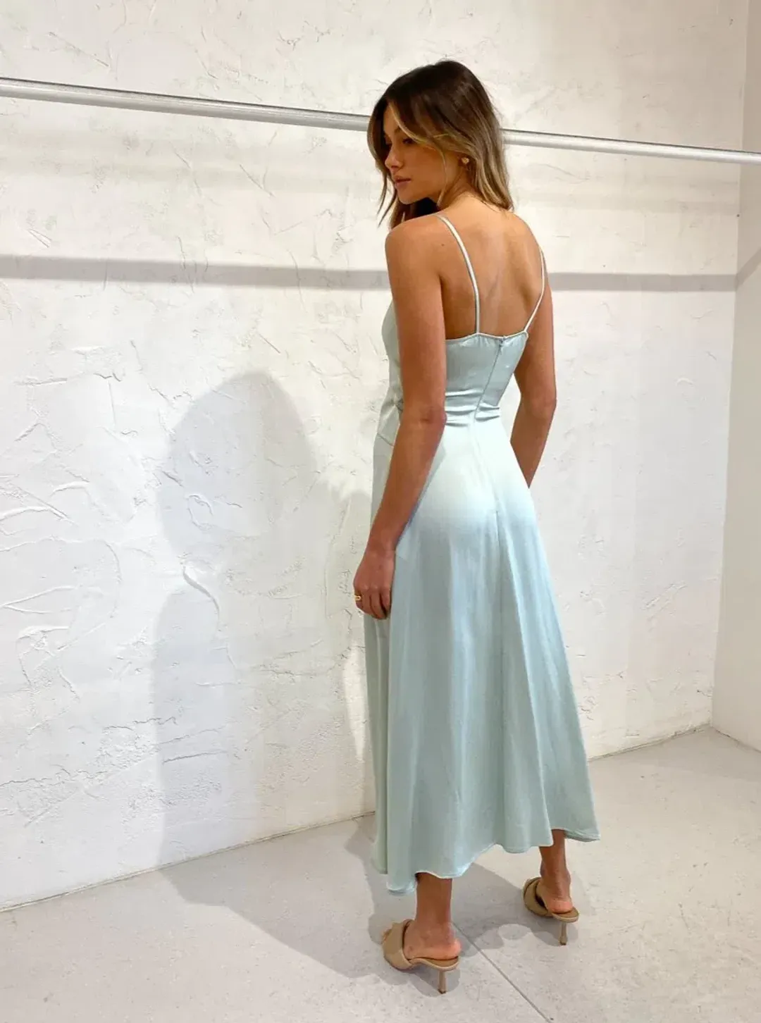 Anna Quan Carina Dress Pistachio Size 12 for rent on The Volte - main image