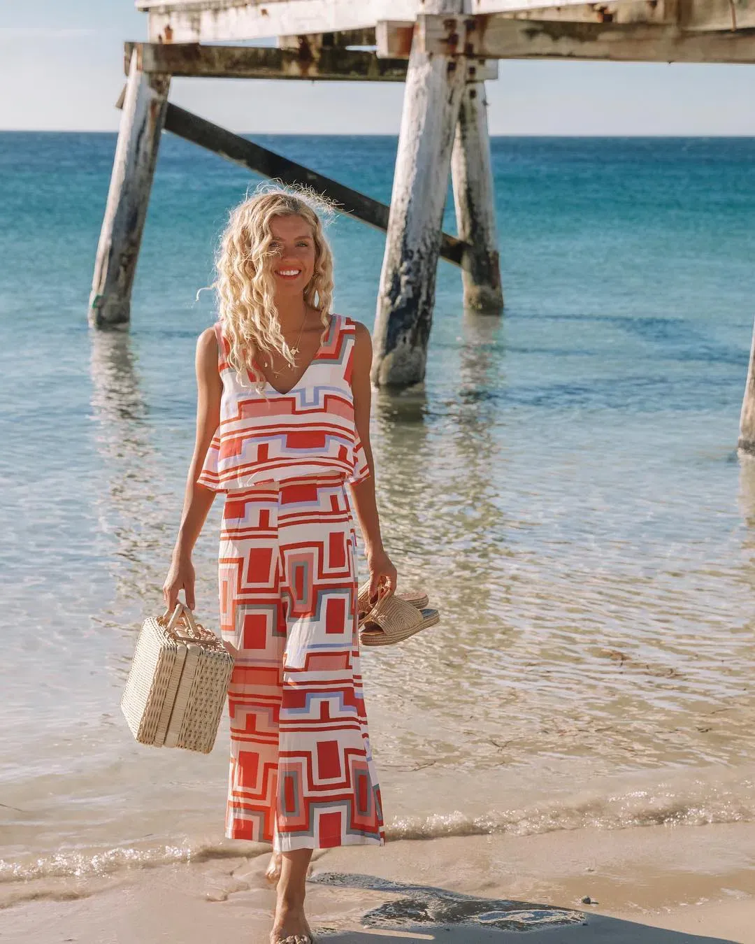 Mister Zimi Clover Jumpsuit in Party Print Size 8 for rent on The Volte - main image