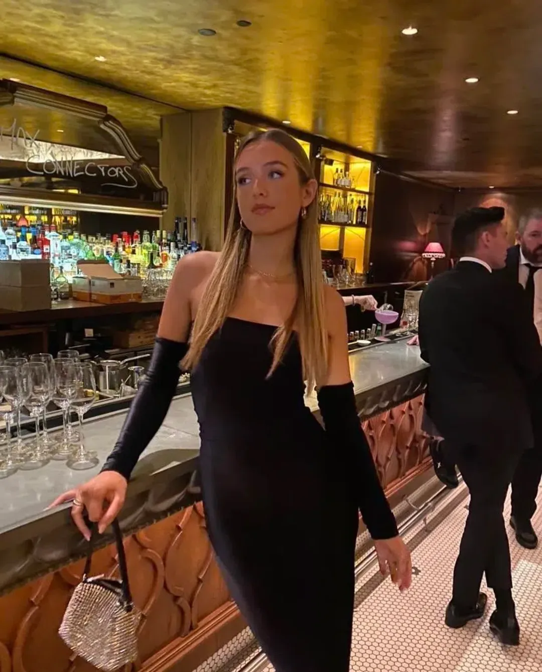 7th & York Camryn Maxi Dress Black Size L / Au 12 for rent on The Volte - main image