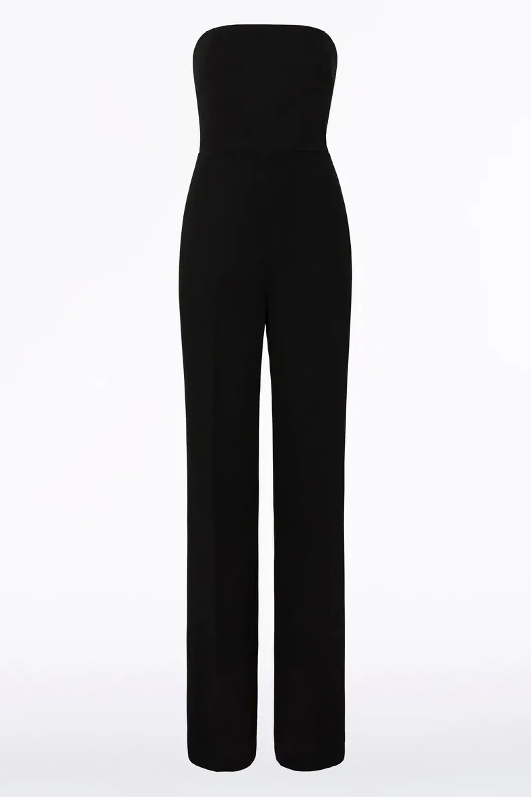 Carla Zampatti Crepe Strapless Jumpsuit Black Size XS / Au 6 for rent on The Volte - main image
