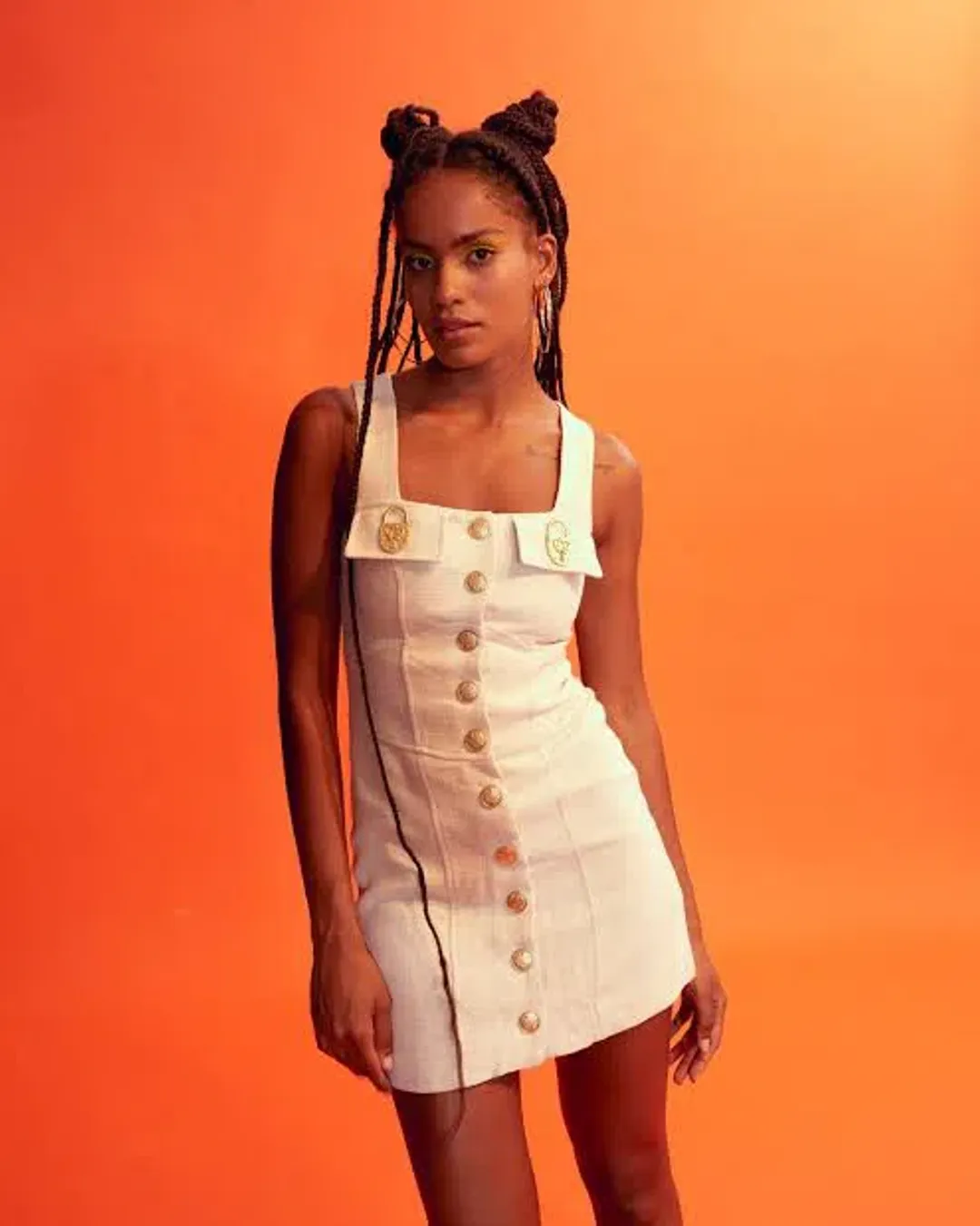 Alice McCall Queenie Mini Dress Creme Size 8 for rent on The Volte - main image