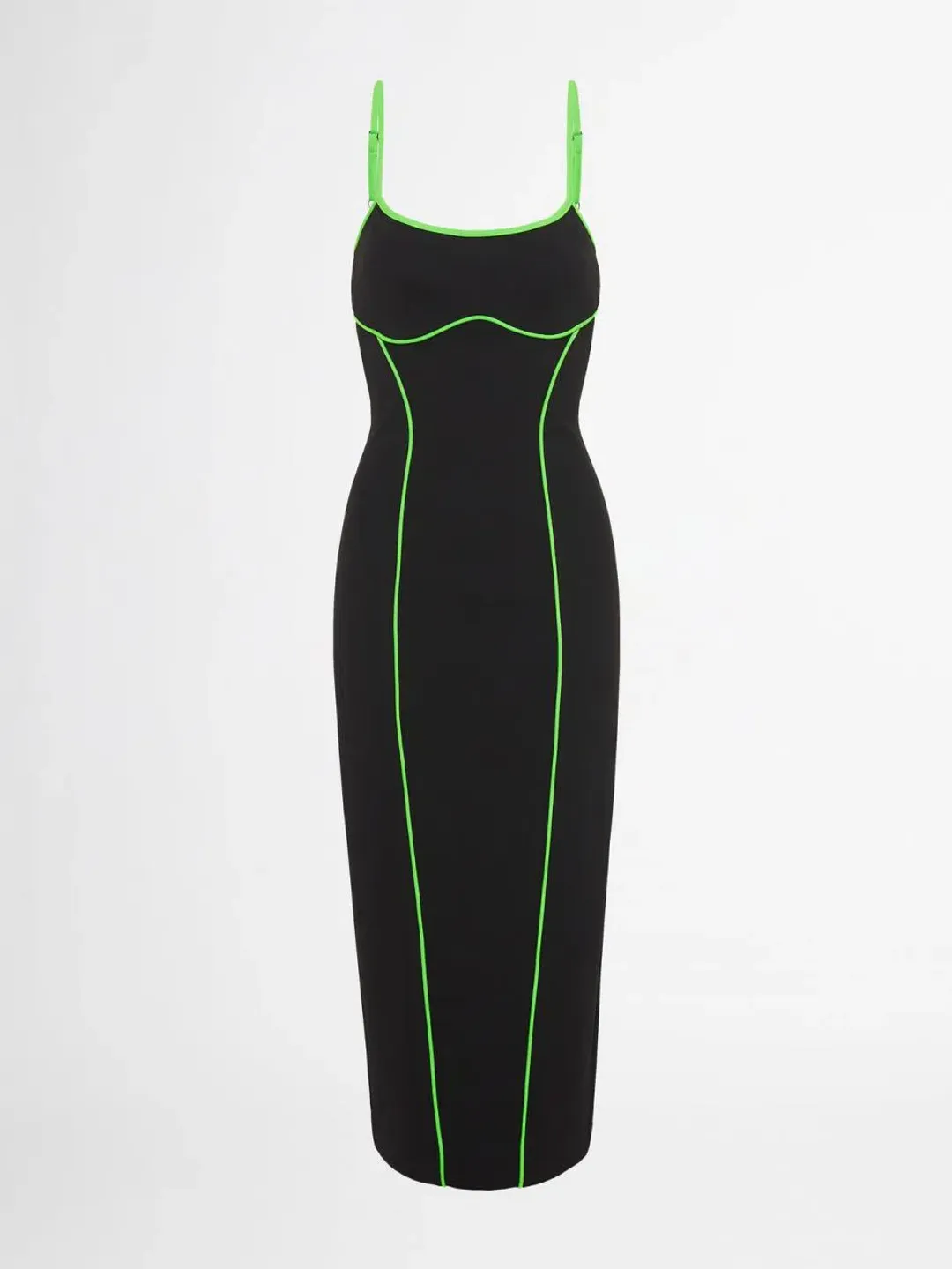 Sheike Vixen Midi Dress Black Size 6 / XS for rent on The Volte - main image