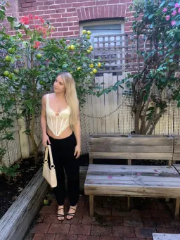 Dion Lee Crochet Corset Cream Size XS/Au 6 for rent on The Volte - image 5