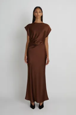 Camilla and Marc Eclar Dress Brown Size 8 for rent on The Volte - image 3
