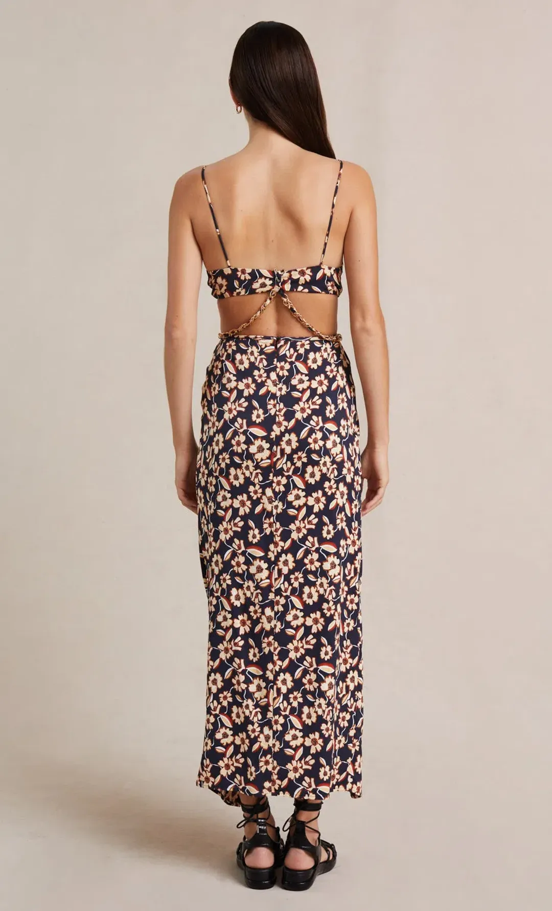 Bec & Bridge Modern Romance Twist Maxi Dress Floral Size 6  for rent on The Volte - main image