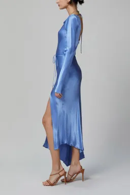 Bec & Bridge Delphine L/S Dress Cornflower Blue Size 10  for rent on The Volte - image 2