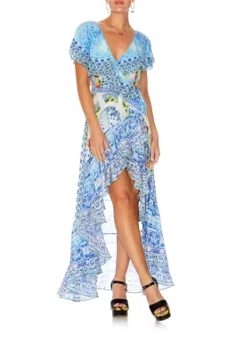 Camilla Frill Sleeve Long Dress A Night To Remember Size 8  for rent on The Volte - image 1