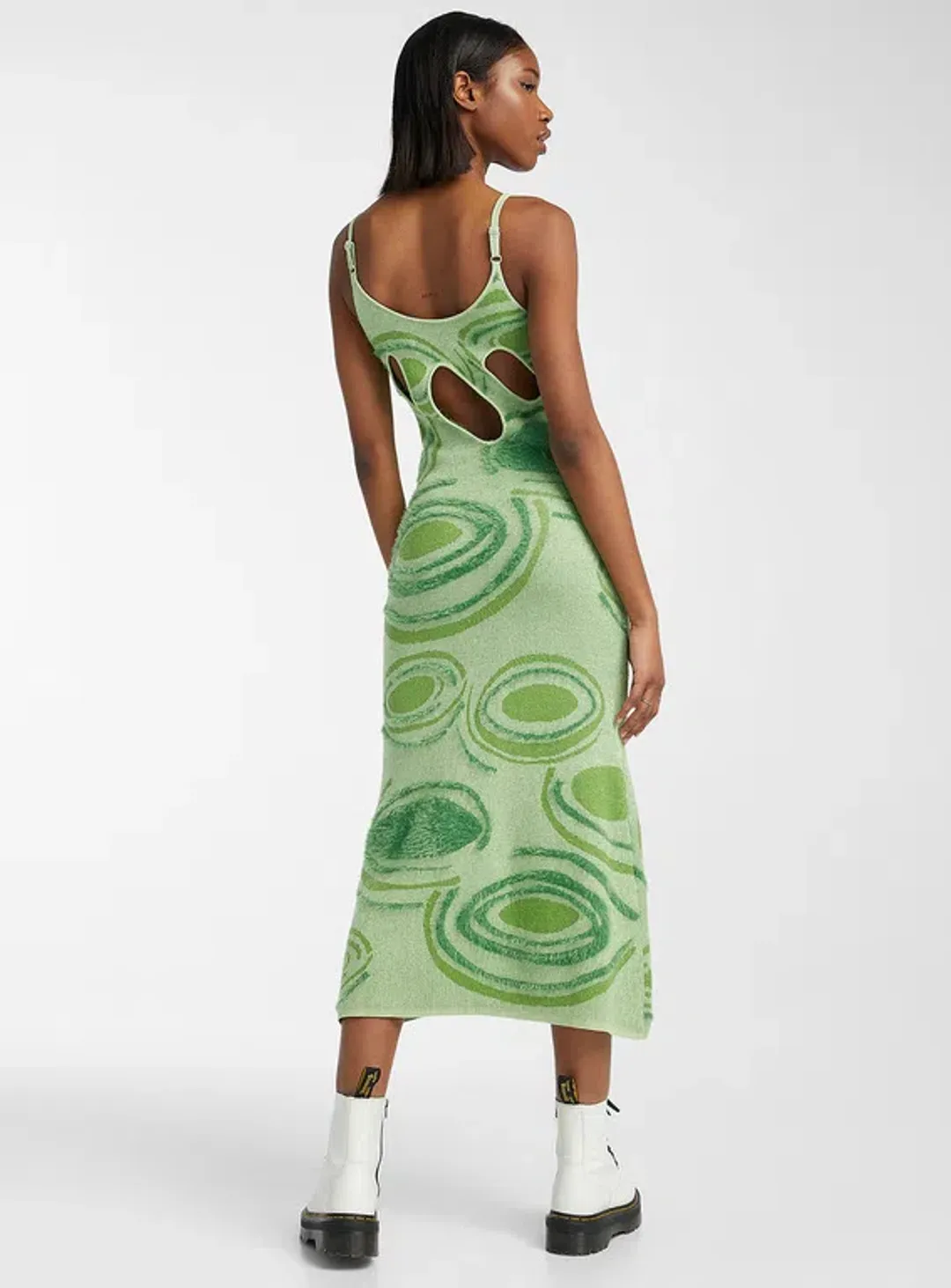 House of Sunny Hockney Dress Green Size 8  for rent on The Volte - main image