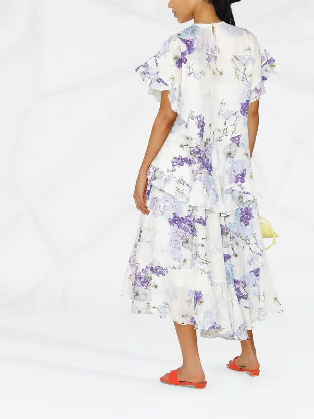 Zimmermann Rhythmic Floral Print Dress Size 2/Au 12 for rent on The Volte - main image