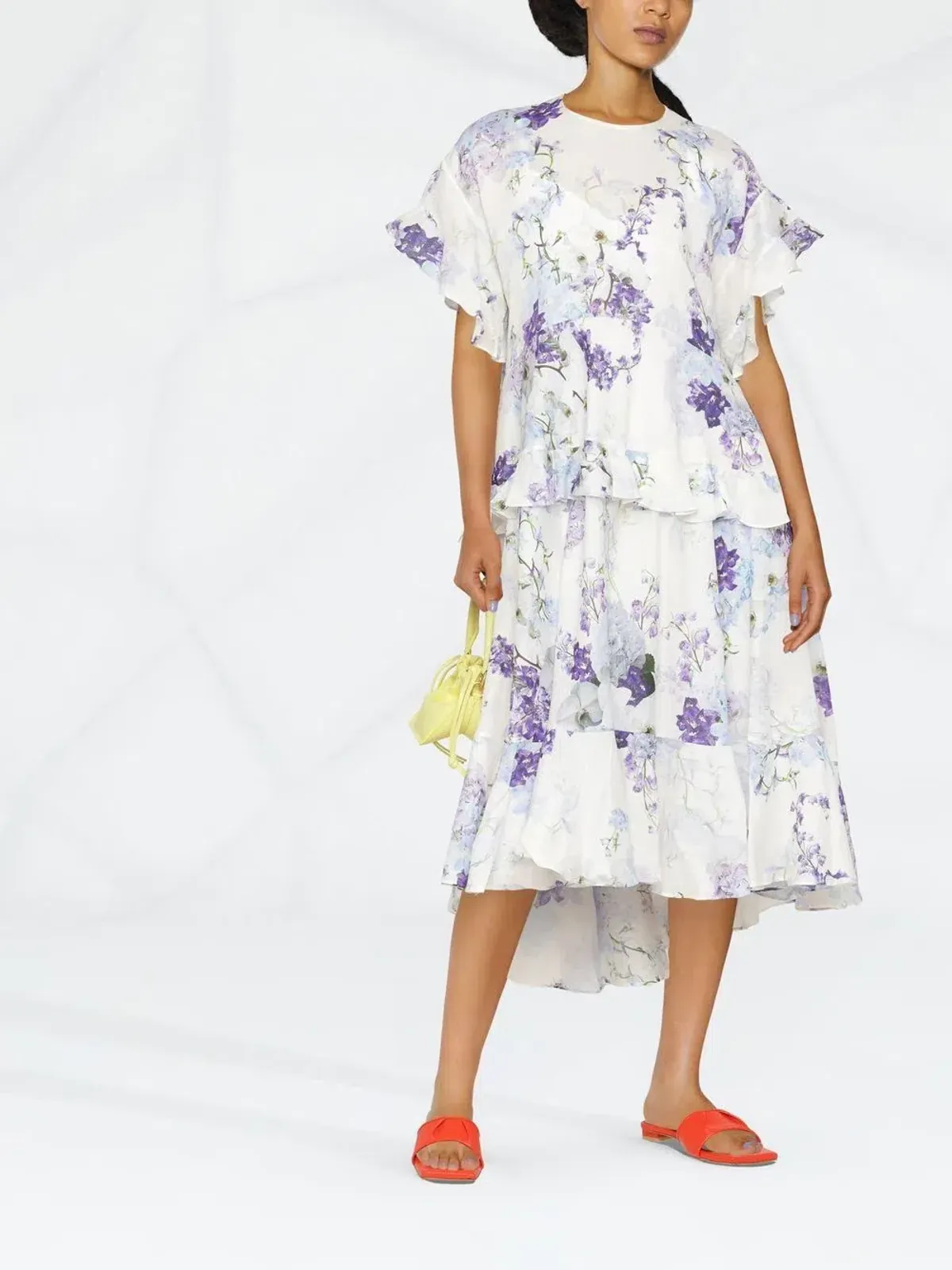 Zimmermann Rhythmic Floral Print Dress Size 2/Au 12 for rent on The Volte - main image