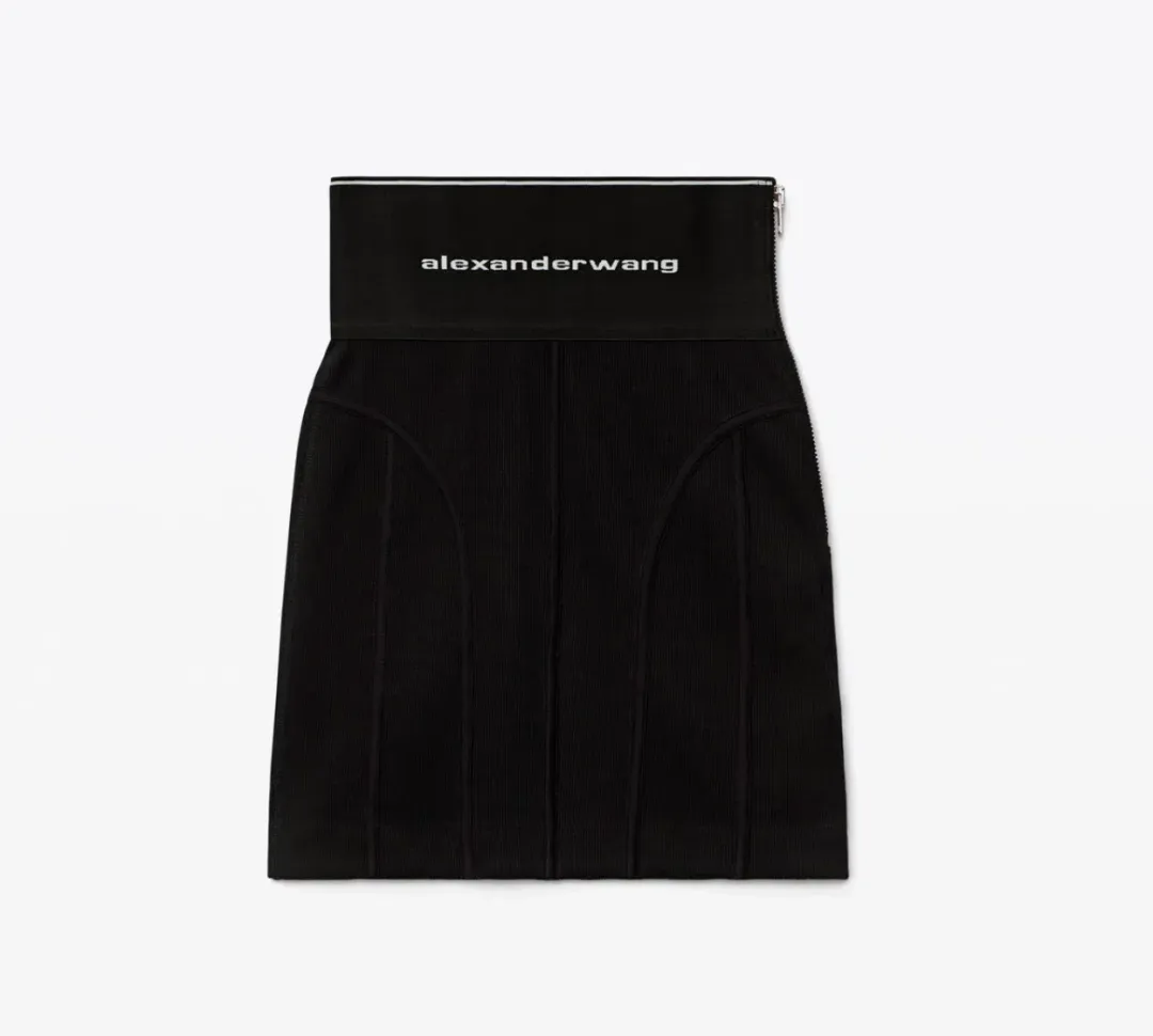 Alexander Wang Bralette and Skirt Set Black Size XS/Au 6 for rent on The Volte - main image