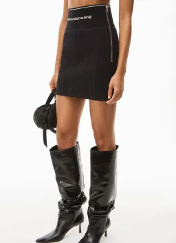 Alexander Wang Bralette and Skirt Set Black Size XS/Au 6 for rent on The Volte - image 3