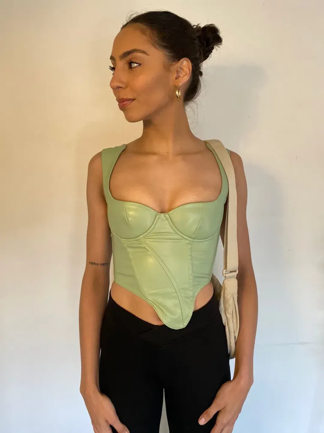 Amiss the Label Diane Corset Green Size XXS / AU 4 for rent on The Volte - main image
