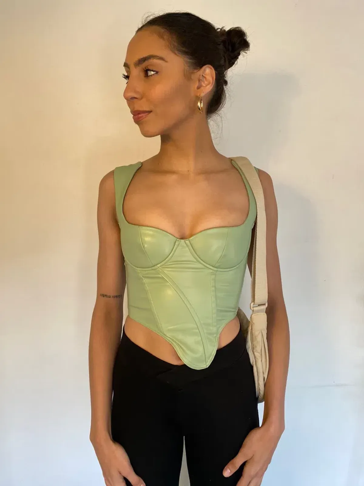 Amiss the Label Diane Corset Green Size XXS / AU 4 for rent on The Volte - main image