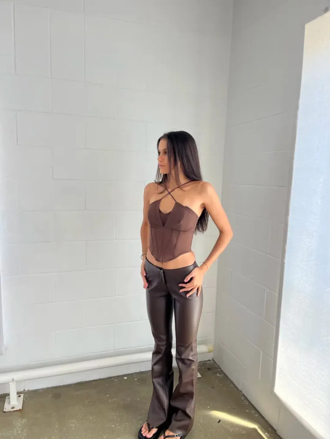 Viktoria & Woods Sigma Bustier Brown Size 0 / Au 6 for rent on The Volte - main image