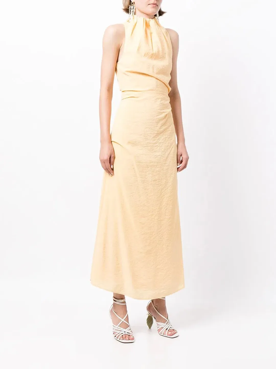 Rachel Gilbert Archie Dress Lemon Size 8 for rent on The Volte - main image